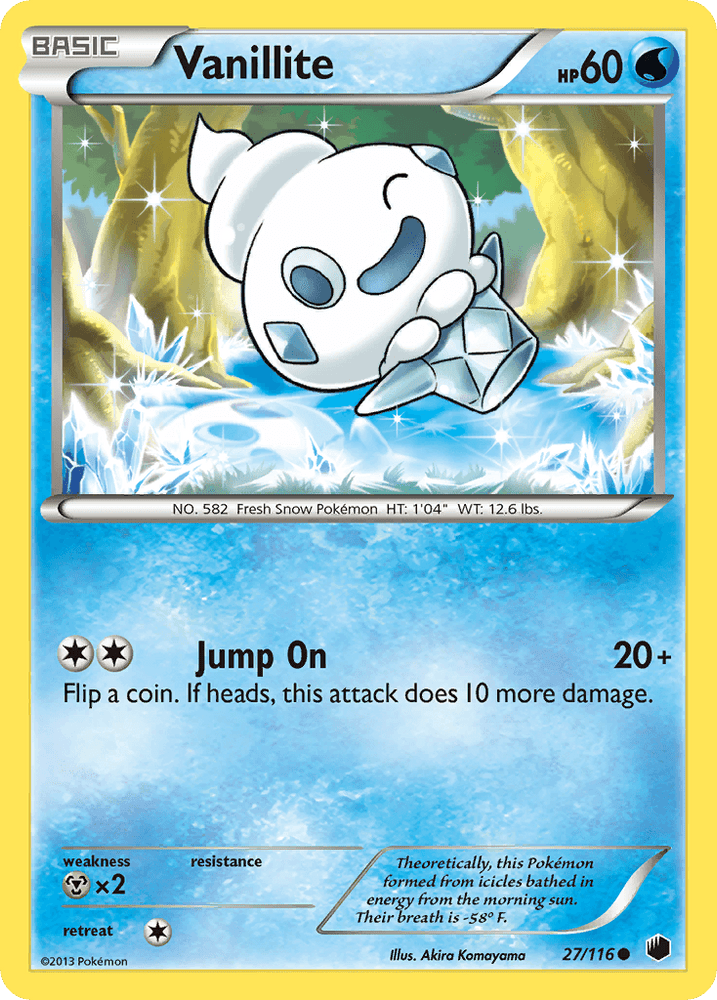 Vanillite (27/116) [Black & White: Plasma Freeze] (Online Only)