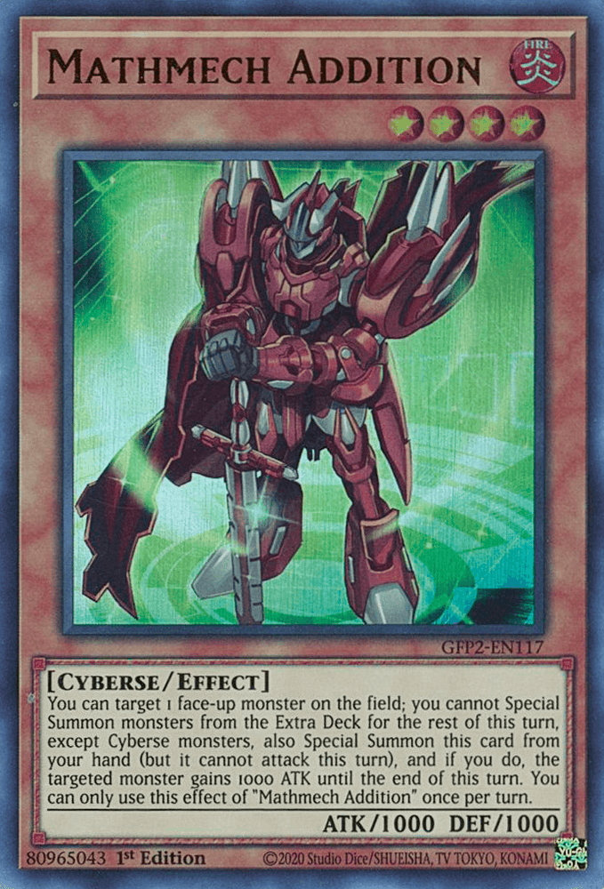 Mathmech Addition [GFP2-EN117] Ultra Rare (ONLINE ORDER ONLY)