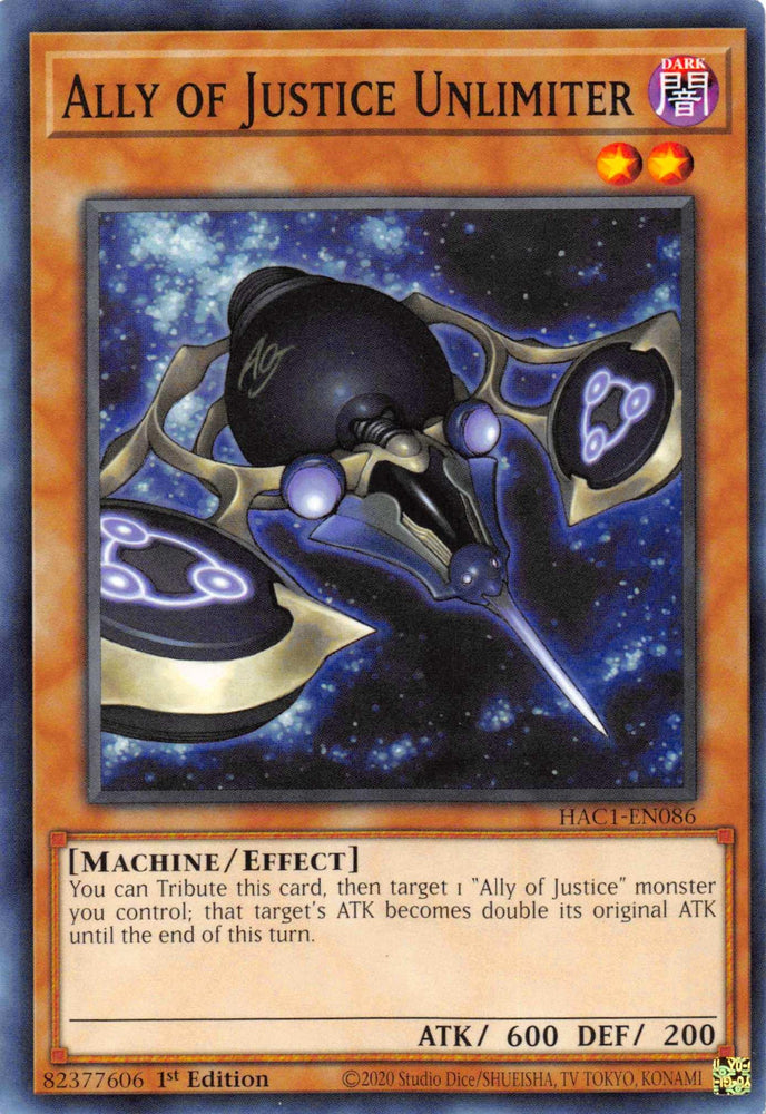 Ally of Justice Unlimiter [HAC1-EN086] Common (ONLINE ORDER ONLY)