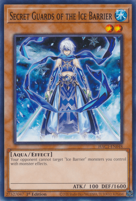 Secret Guards of the Ice Barrier [HAC1-EN048] Common (ONLINE ORDER ONLY)