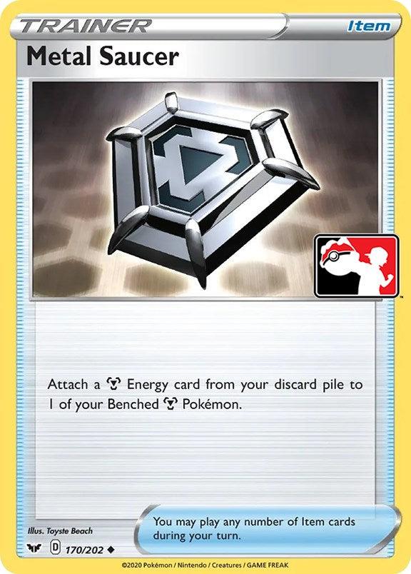 Metal Saucer (170/202) [Prize Pack Series One] (Online Only)
