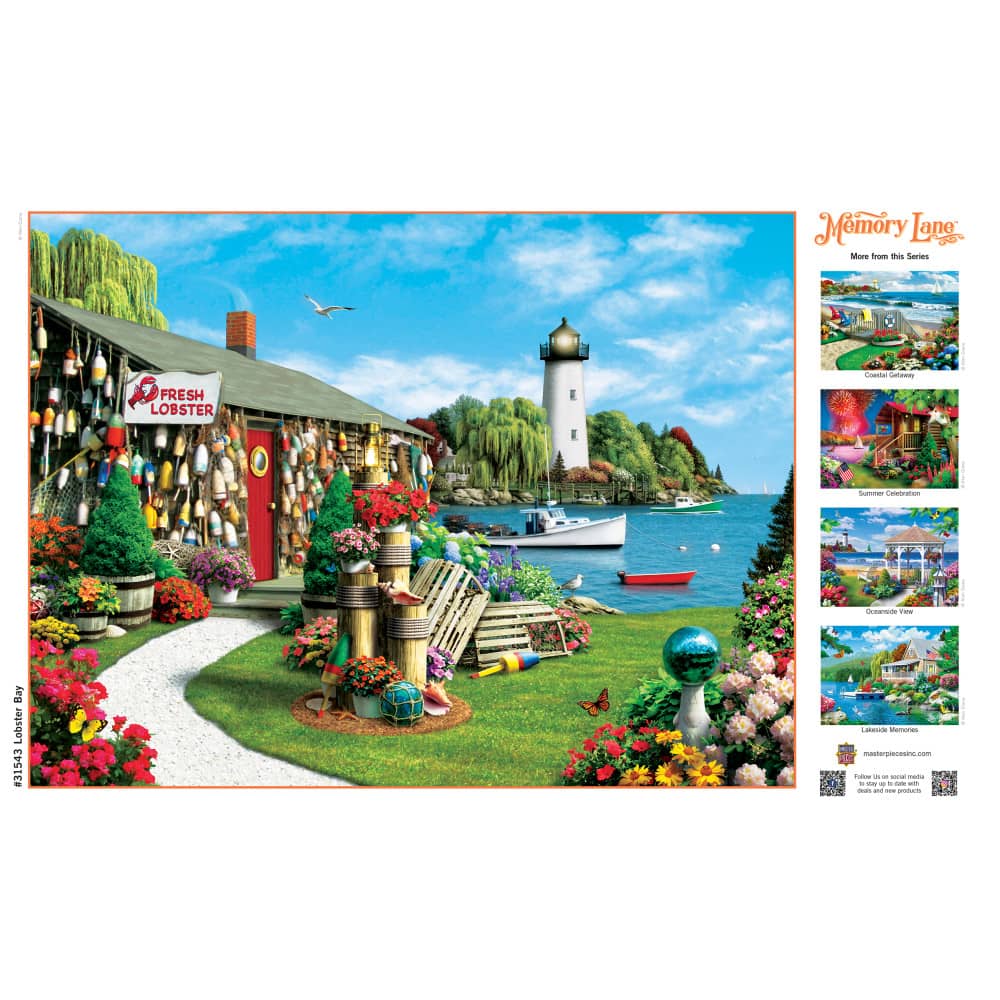 Memory Lane - Lobster Bay 300 Piece EZ Grip Jigsaw Puzzle