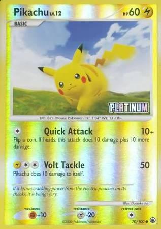 Pikachu (70/100) [Burger King Promos: 2009 Collection] (Online Only)