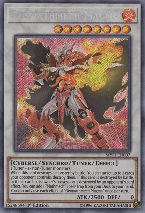 Geomathmech Magma [MYFI-EN007] Secret Rare (ONLINE ORDER ONLY)