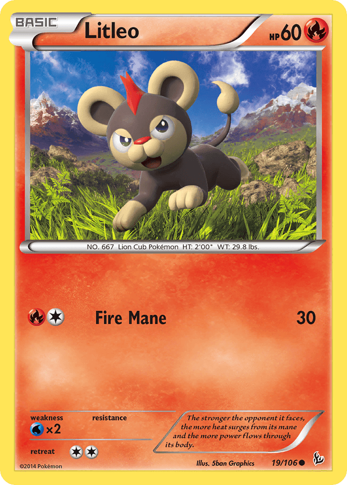 Litleo (19/106) [XY: Flashfire] (Online Only)