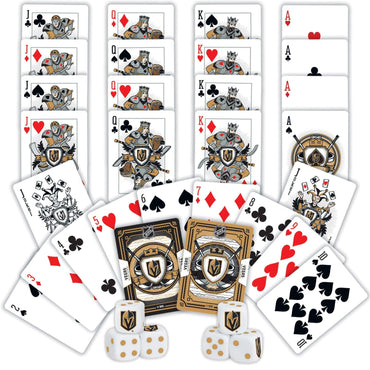 Las Vegas Golden Knights - 2-Pack Playing Cards & Dice Set (ONLINE ORDER ONLY)