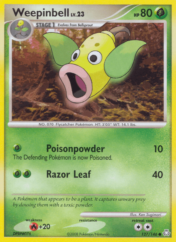 Weepinbell (127/146) [Diamond & Pearl: Legends Awakened] (Online Only)