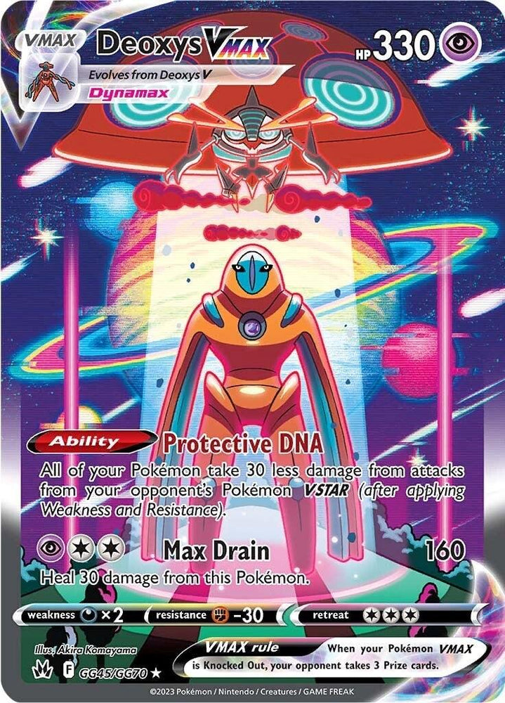 Deoxys VMAX (GG45/GG70) [Sword & Shield: Crown Zenith] (Online Only)