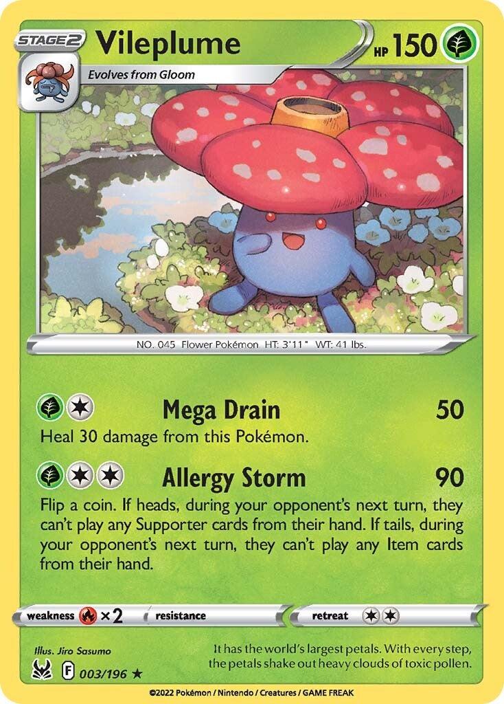 Vileplume (003/196) [Sword & Shield: Lost Origin] (Online Only)