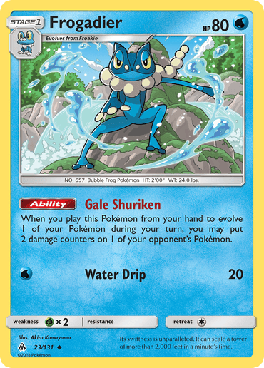Frogadier (23/131) [Sun & Moon: Forbidden Light] (Online Only)