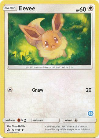 Eevee (104/156) (Deck Exclusive #26) [Sun & Moon: Trainer Kit - Alolan Ninetales] (Online Only)