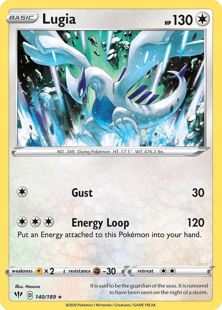 Lugia (140/189) [Sword & Shield: Darkness Ablaze] (Online Only)