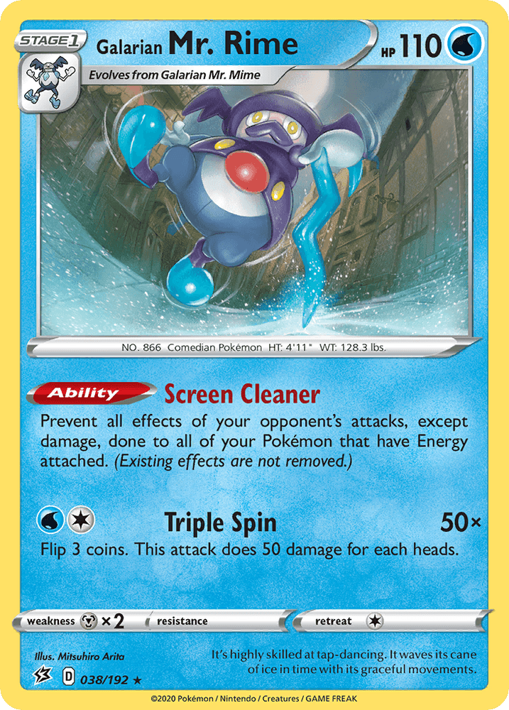 Galarian Mr. Rime (038/192) [Sword & Shield: Rebel Clash] (Online Only)