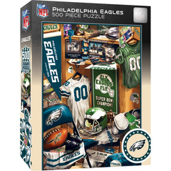 Philadelphia Eagles - Locker Room 500 Piece Jigsaw Puzzle (ONLINE ORDER ONLY)