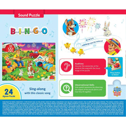 B-I-N-G-O - 24 Piece Sound Jigsaw Puzzle (ONLINE ORDER ONLY)