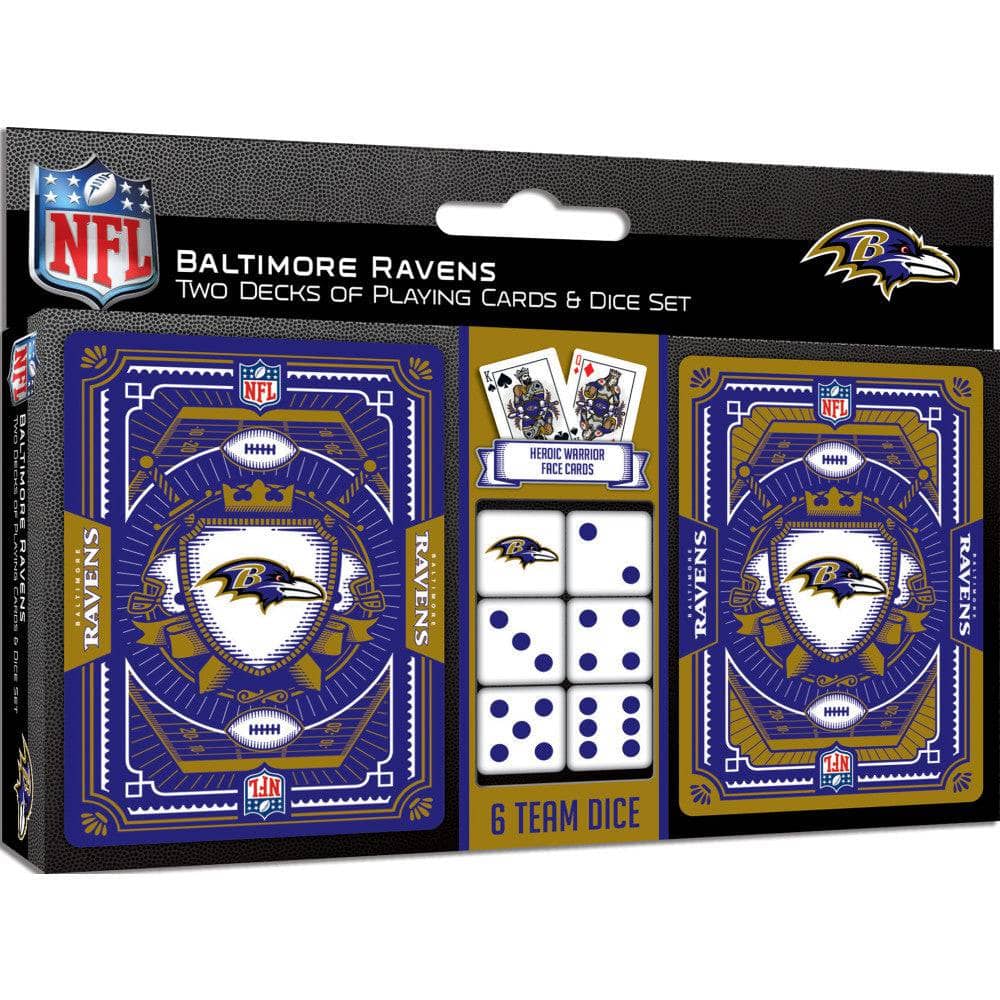 Baltimore Ravens - 2-Pack Playing Cards & Dice Set (ONLINE ORDER ONLY)