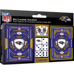 Baltimore Ravens - 2-Pack Playing Cards & Dice Set (ONLINE ORDER ONLY)