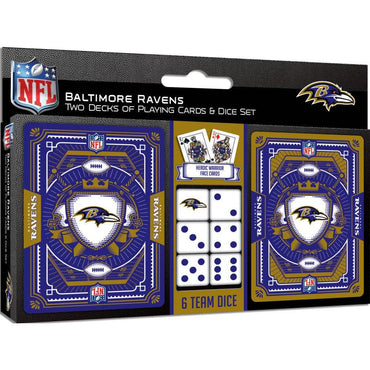 Baltimore Ravens - 2-Pack Playing Cards & Dice Set (ONLINE ORDER ONLY)