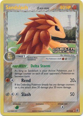 Sandslash (27/113) (Delta Species) (Stamped) [EX: Delta Species] (Online Only)