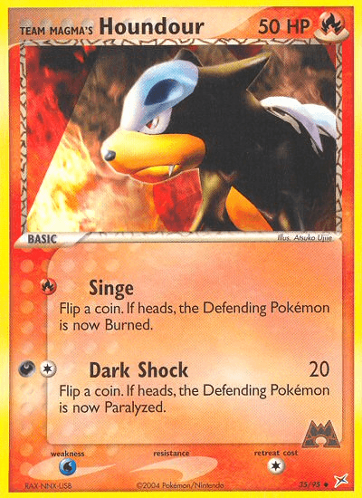 Team Magma's Houndour (35/95) [EX: Team Magma vs Team Aqua] (Online Only)