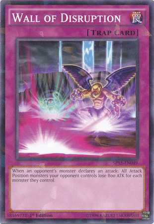 Wall of Disruption [SP15-EN049] Shatterfoil Rare (ONLINE ORDER ONLY)