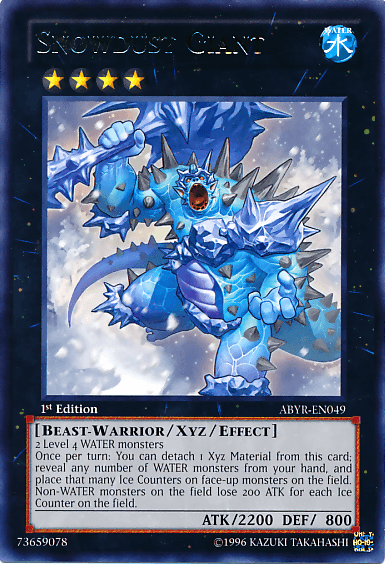 Snowdust Giant [ABYR-EN049] Rare (ONLINE ORDER ONLY)