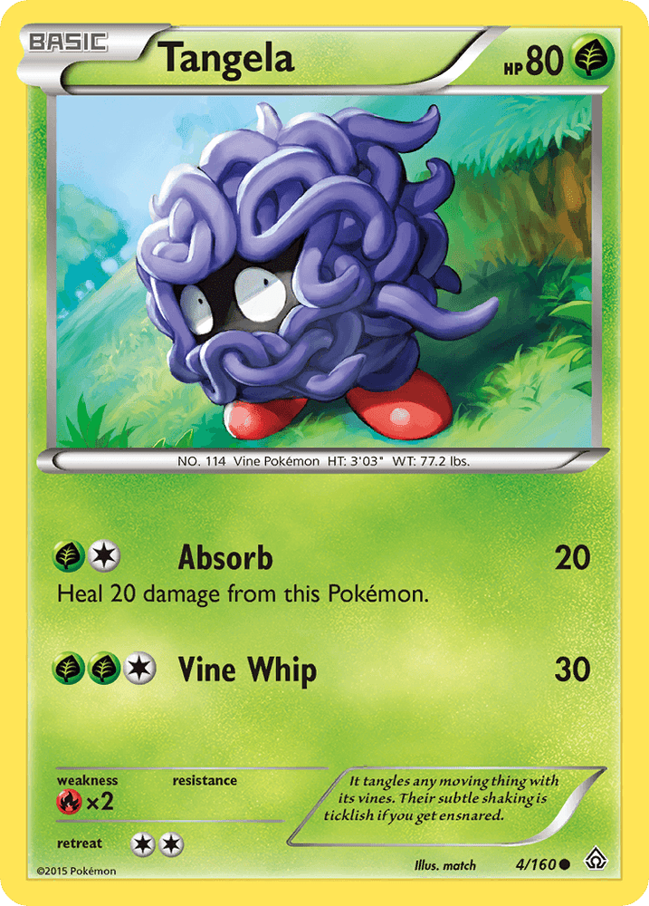 Tangela (4/160) [XY: Primal Clash] (Online Only)