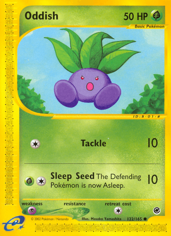 Oddish (122/165) [Expedition: Base Set] (Online Only)