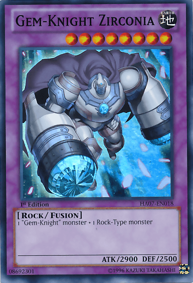 Gem-Knight Zirconia [HA07-EN018] Super Rare (ONLINE ORDER ONLY)