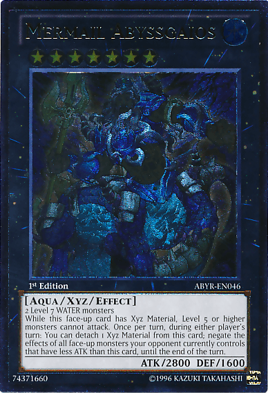 Mermail Abyssgaios (UTR) [ABYR-EN046] Ultimate Rare (ONLINE ORDER ONLY)