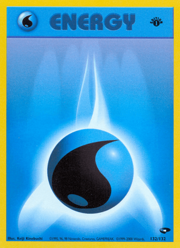 Water Energy (132/132) [Gym Challenge 1st Edition] (Online Only)