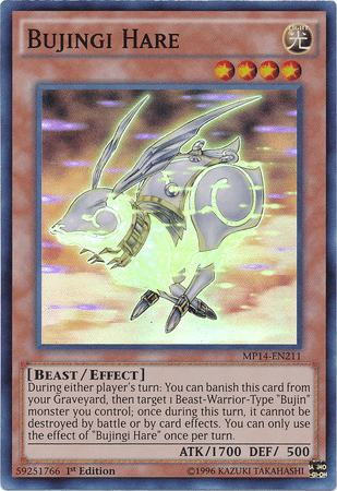Bujingi Hare [MP14-EN211] Super Rare (ONLINE ORDER ONLY)