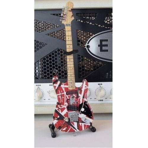 Eddie Van Halen Frankenstein Red & White Mini Guitar Replica Collectible (Online Order Only)