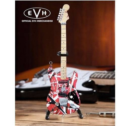 Eddie Van Halen Frankenstein Red & White Mini Guitar Replica Collectible (Online Order Only)