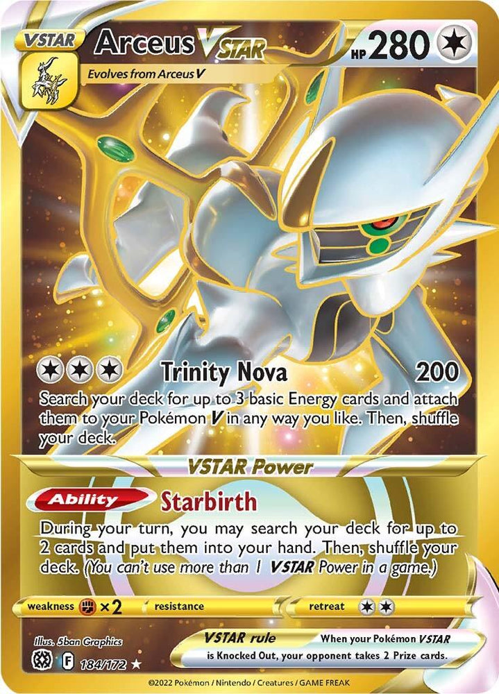 Arceus VSTAR (184/172) [Sword & Shield: Brilliant Stars] (Online Only)