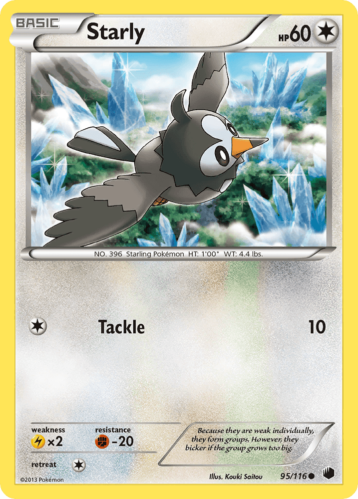 Starly (95/116) [Black & White: Plasma Freeze] (Online Only)