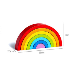 Small Wooden Rainbow  Arch Blocks (ONLINE ORDER ONLY)