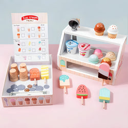 Wooden Ice Cream Pretend Toys (ONLINE ORDER ONLY)