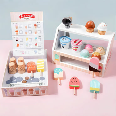 Wooden Ice Cream Pretend Toys (ONLINE ORDER ONLY)