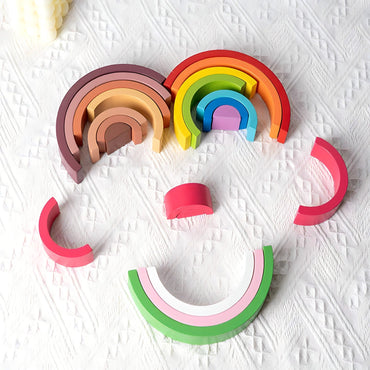 Small Wooden Rainbow  Arch Blocks (ONLINE ORDER ONLY)