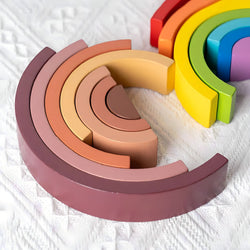 Small Wooden Rainbow  Arch Blocks (ONLINE ORDER ONLY)