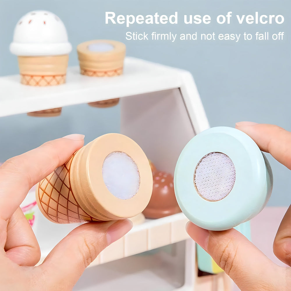 Wooden Ice Cream Pretend Toys (ONLINE ORDER ONLY)