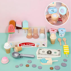 Wooden Ice Cream Pretend Toys (ONLINE ORDER ONLY)