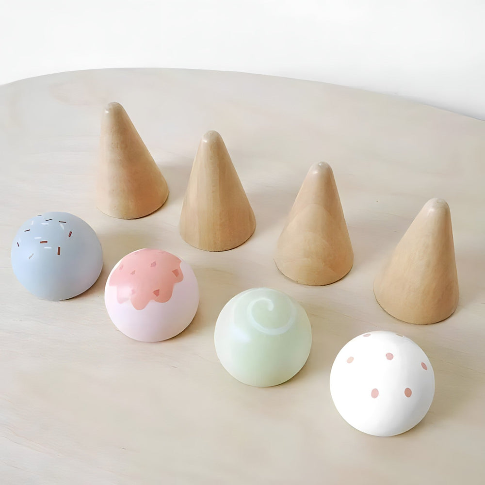 Wooden Ice Cream Pretend Toys (ONLINE ORDER ONLY)