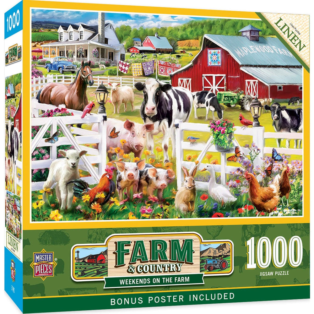 Farm & Country - Weekends On the Farm 1000 Piece Jigsaw Puzzle (ONLINE ORDER ONLY)