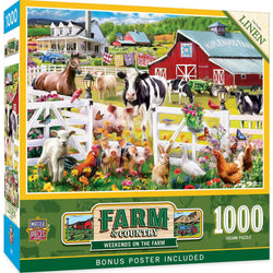Farm & Country - Weekends On the Farm 1000 Piece Jigsaw Puzzle (ONLINE ORDER ONLY)
