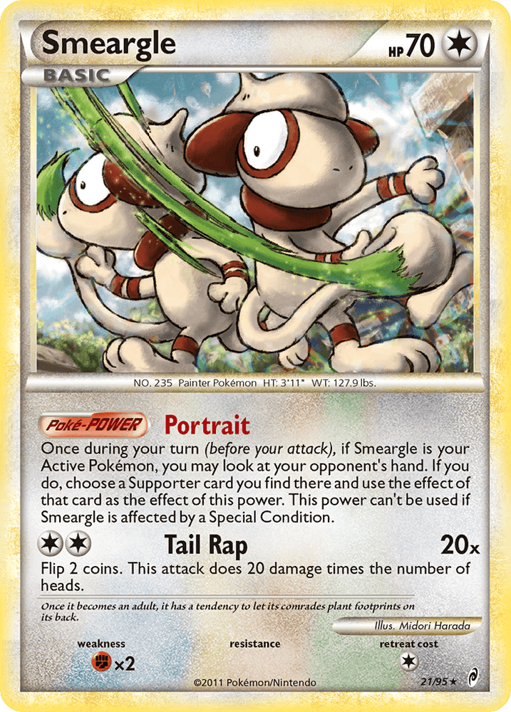 Smeargle (21/95) [HeartGold & SoulSilver: Call of Legends] (Online Only)
