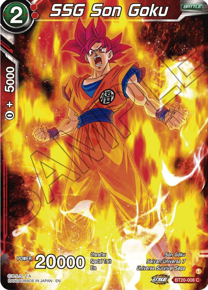 SSG Son Goku (BT20-008) [Power Absorbed] (ONLINE ORDER ONLY)