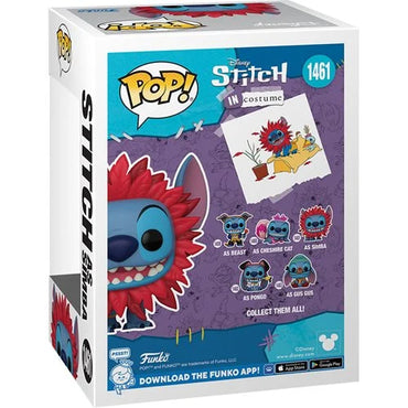 Lilo & Stitch Costume Stitch as Simba Funko Pop! Vinyl Figure #1461 (ONLINE ORDER ONLY)