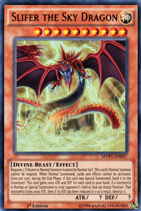 Slifer the Sky Dragon [MVP1-EN057] Ultra Rare (ONLINE ORDER ONLY)